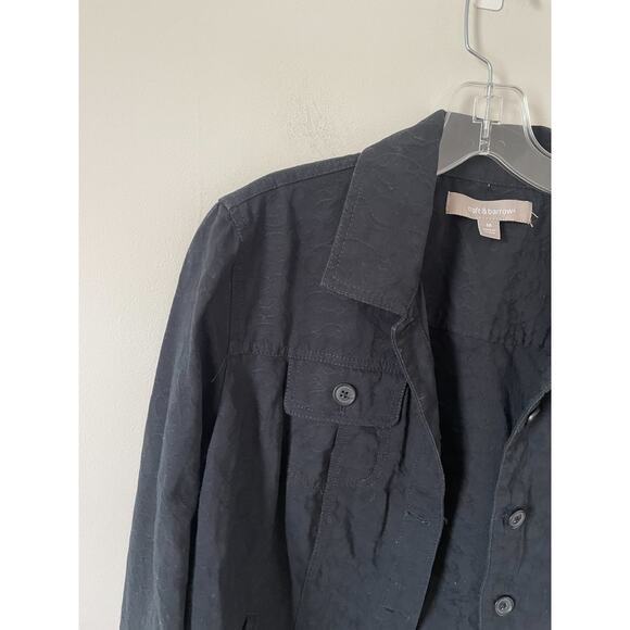 Croft & Barrel Casual Lightweight Cotton Jacket Blazer Black Size Medium - Picture 3 of 7
